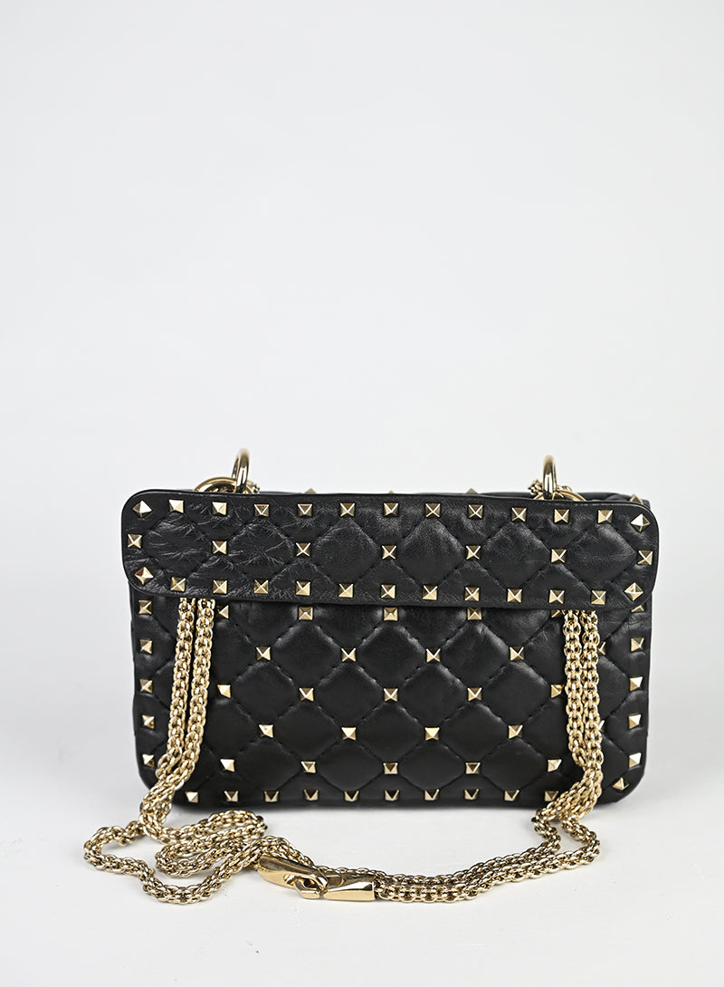 Valentino Spike Bag Pelle Nera