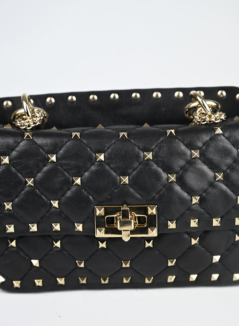 Valentino Spike Bag Pelle Nera