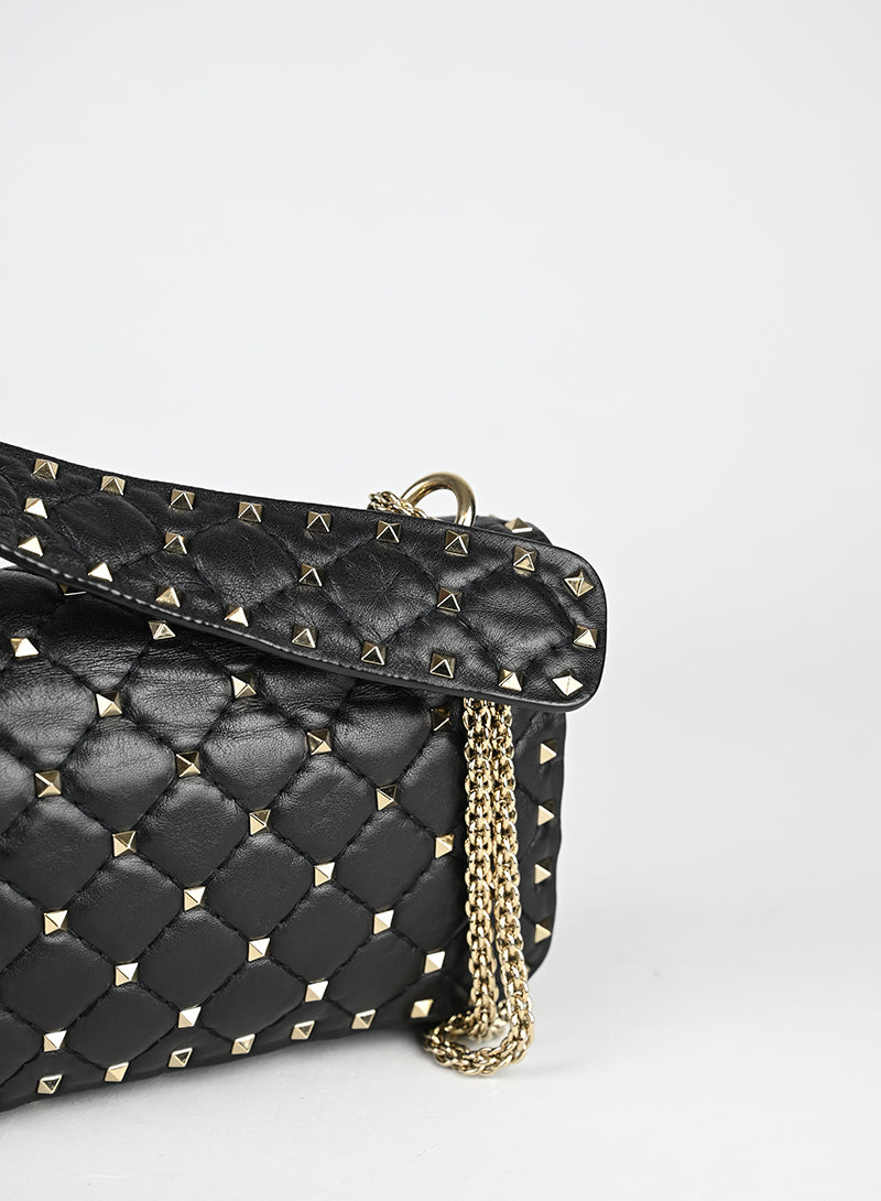 Valentino Spike Bag Pelle Nera