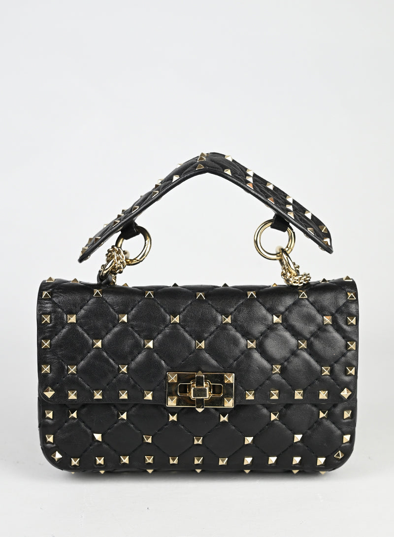 Valentino Spike Bag Pelle Nera