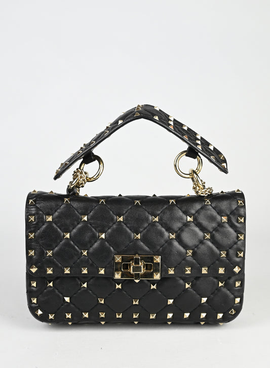 Valentino Spike Bag Pelle Nera -  lesleyluxuryvintage