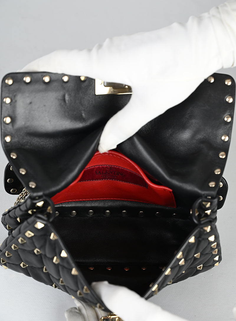 Valentino Spike Bag Pelle Nera