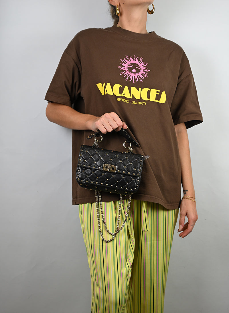 Valentino Spike Bag Pelle Nera