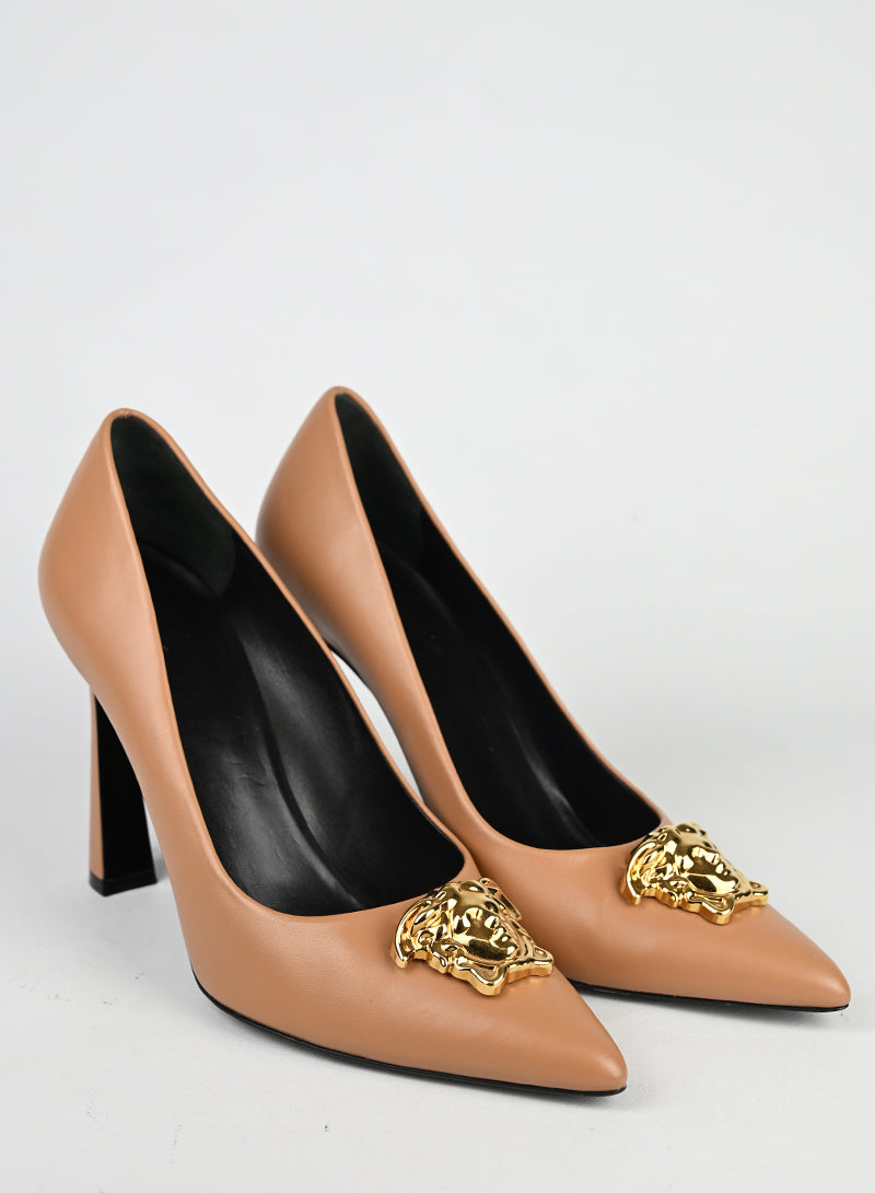Versace Décolleté in Pelle Nude - N. 40