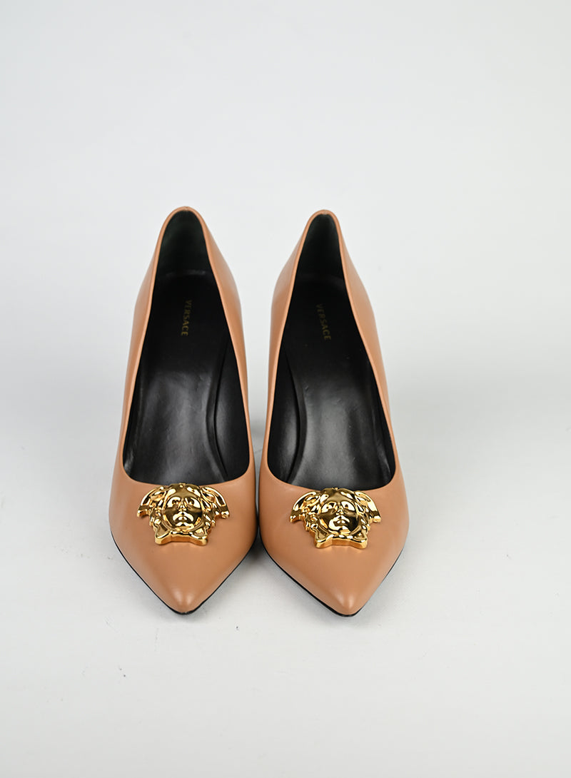 Versace Décolleté in Pelle Nude - N. 40