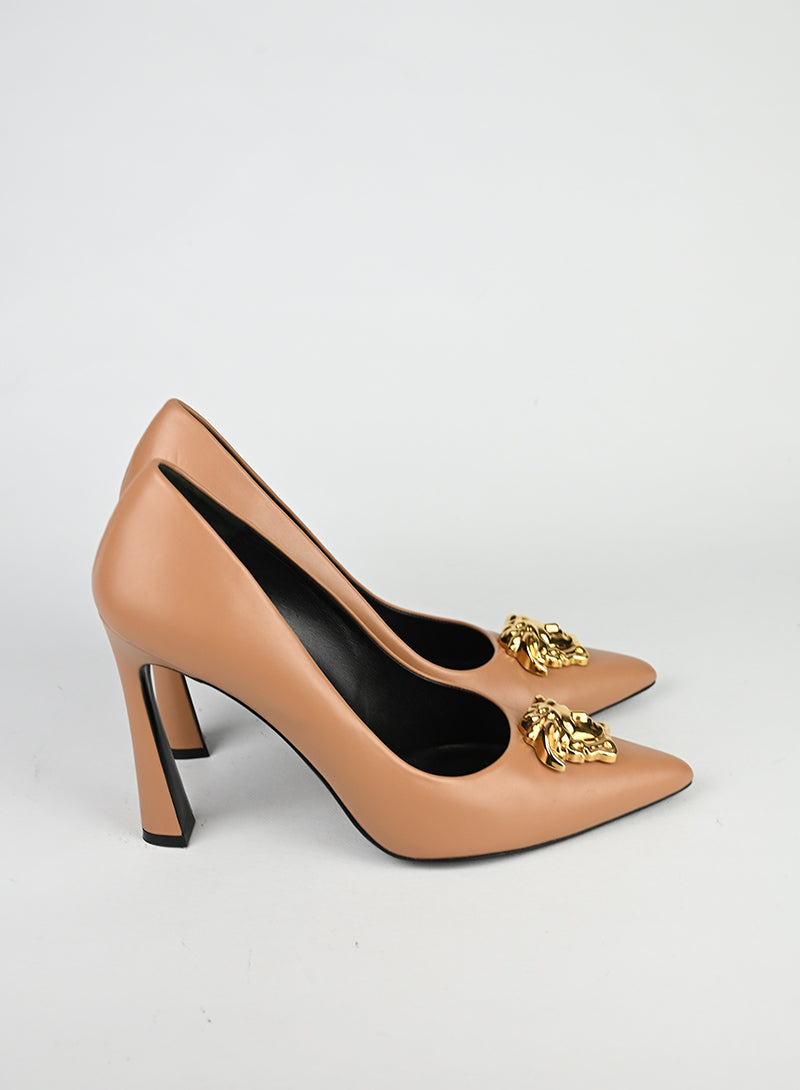 Versace Décolleté in Pelle Nude - N. 40