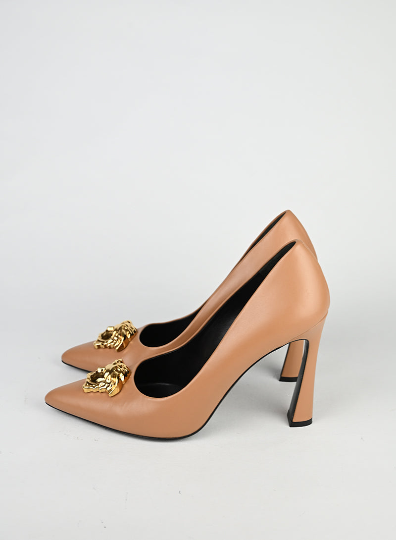 Versace Décolleté in Pelle Nude - N. 40