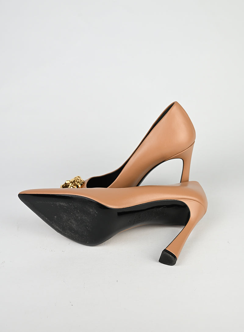 Versace Décolleté in Pelle Nude - N. 40