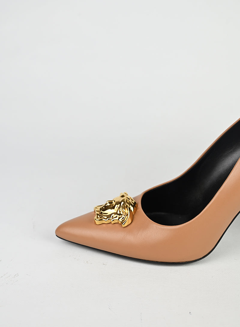Versace Décolleté in Pelle Nude - N. 40