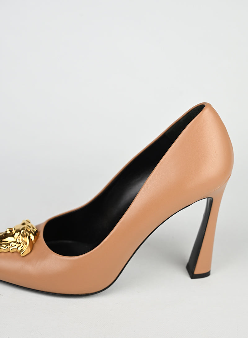 Versace Décolleté in Pelle Nude - N. 40