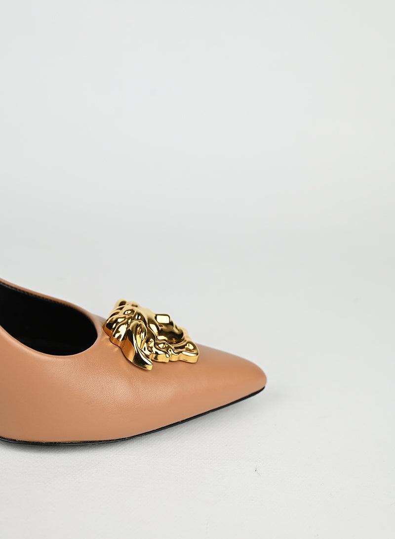 Versace Décolleté in Pelle Nude - N. 40
