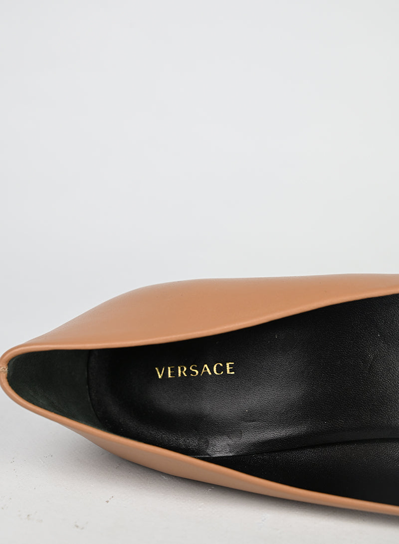 Versace Décolleté in Pelle Nude - N. 40