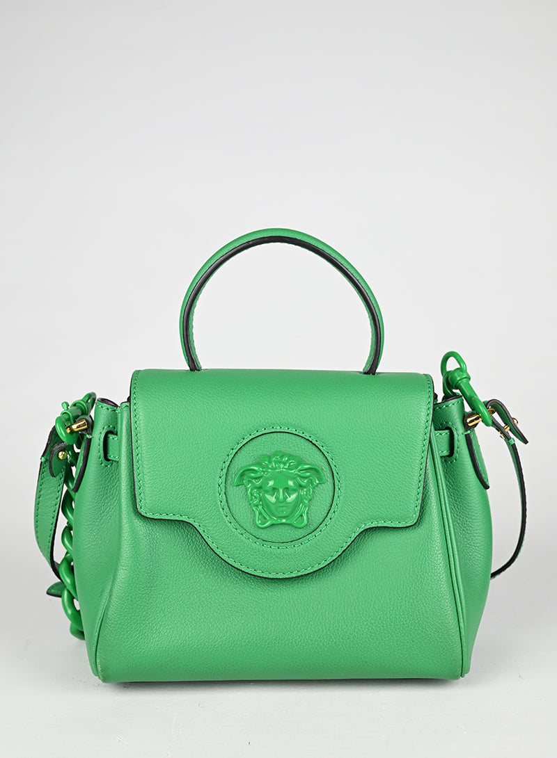 Versace Borsina a Tracolla Pelle Verde Medusa