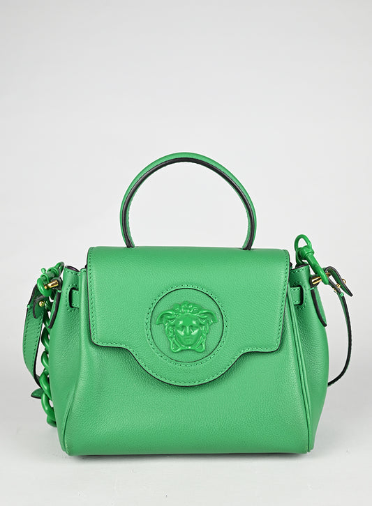 Versace Borsina a Tracolla Pelle Verde Medusa