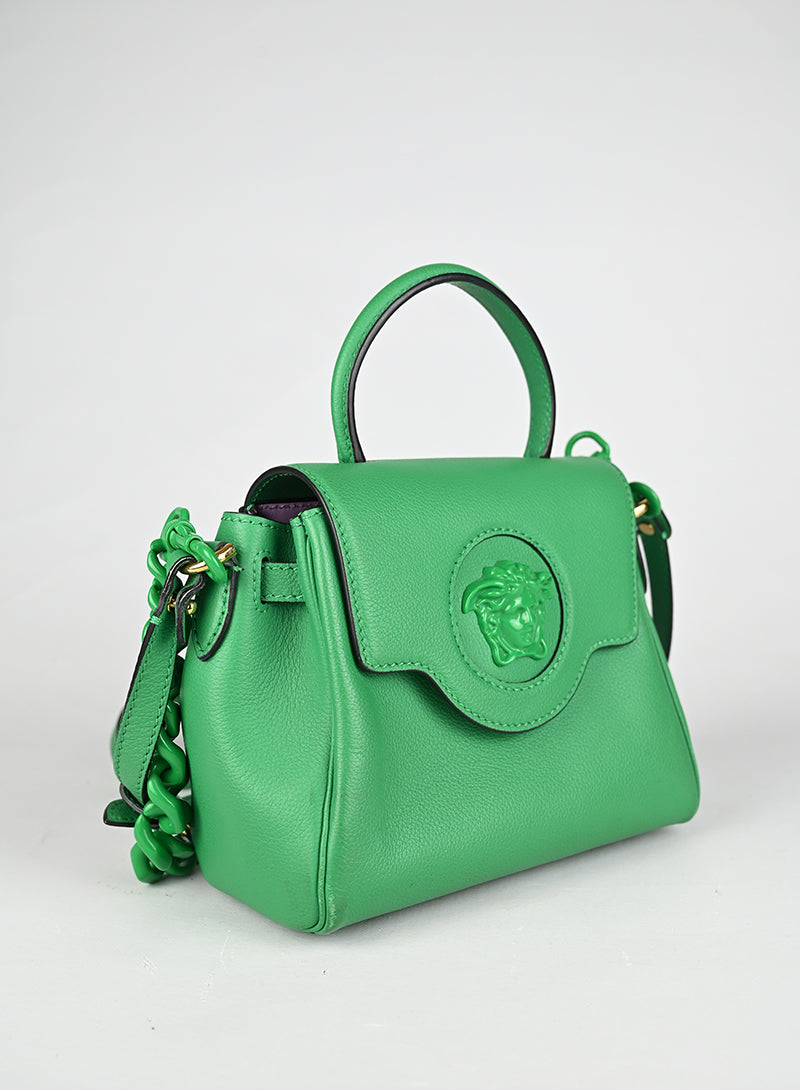 Versace Borsina a Tracolla Pelle Verde Medusa