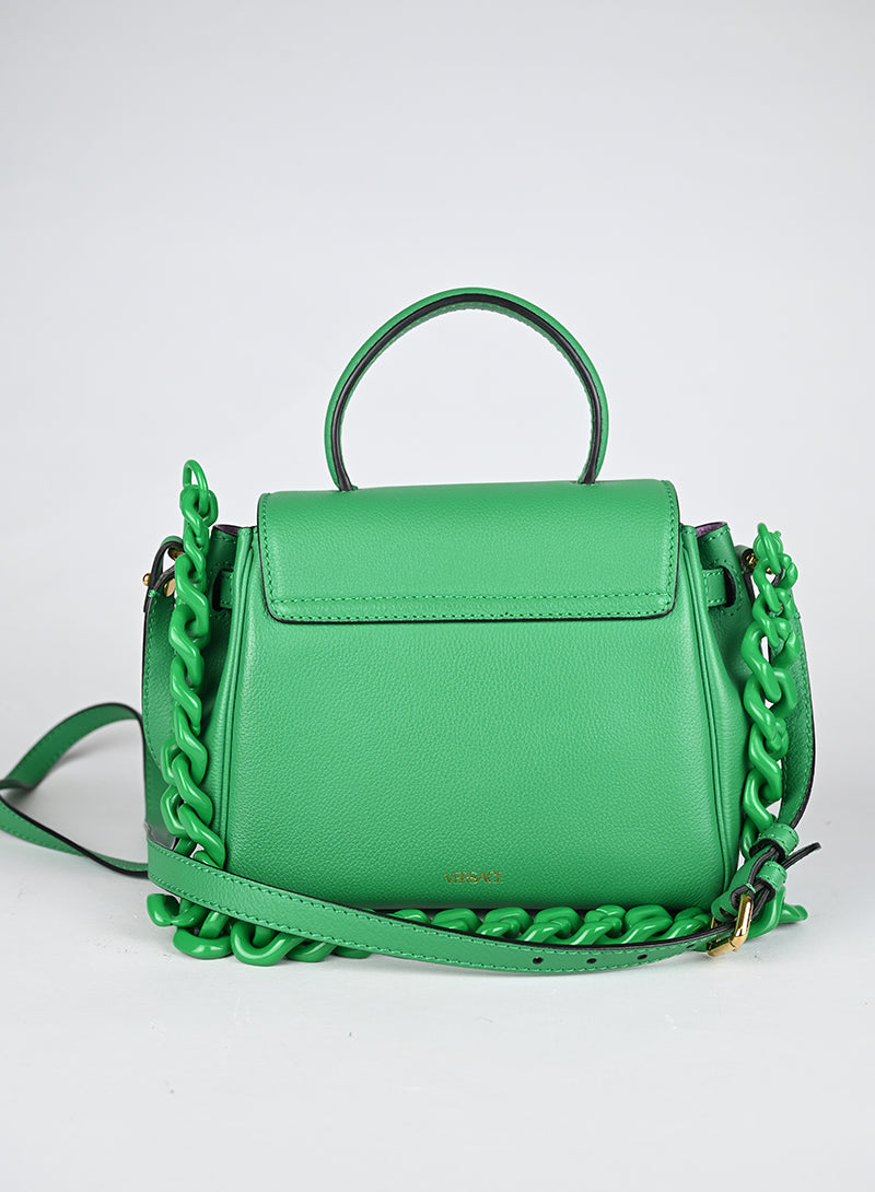 Versace Borsina a Tracolla Pelle Verde Medusa