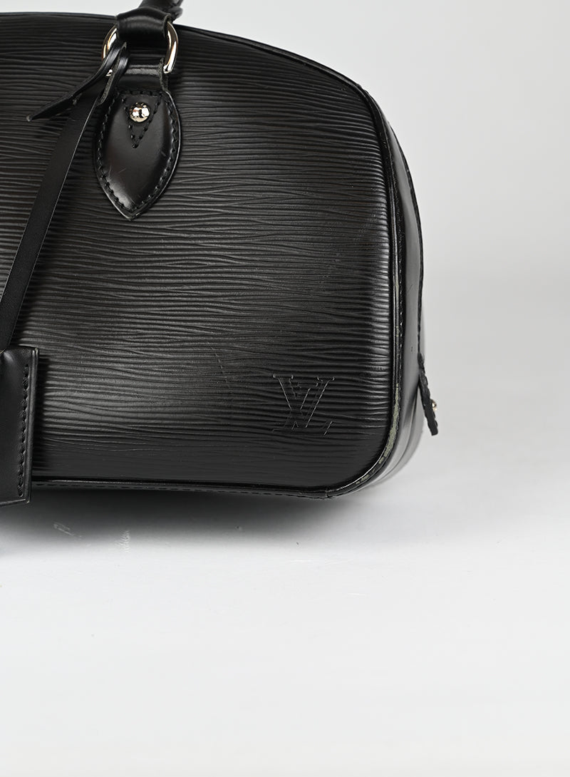 Louis Vuitton Bauletto in pelle Epi nero
