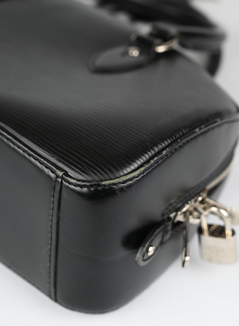 Louis Vuitton Bauletto in pelle Epi nero