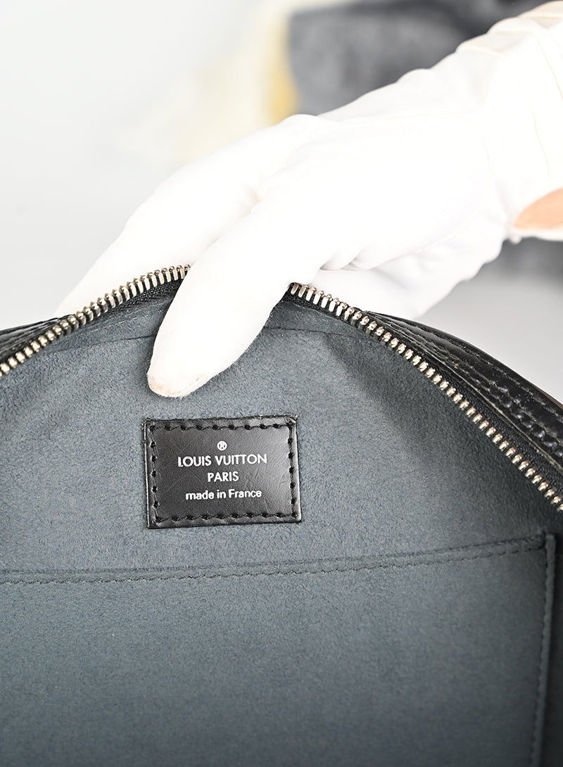 Louis Vuitton Bauletto in pelle Epi nero