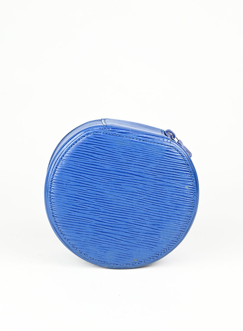 Louis Vuitton Beauty Case in pelle Epi blu