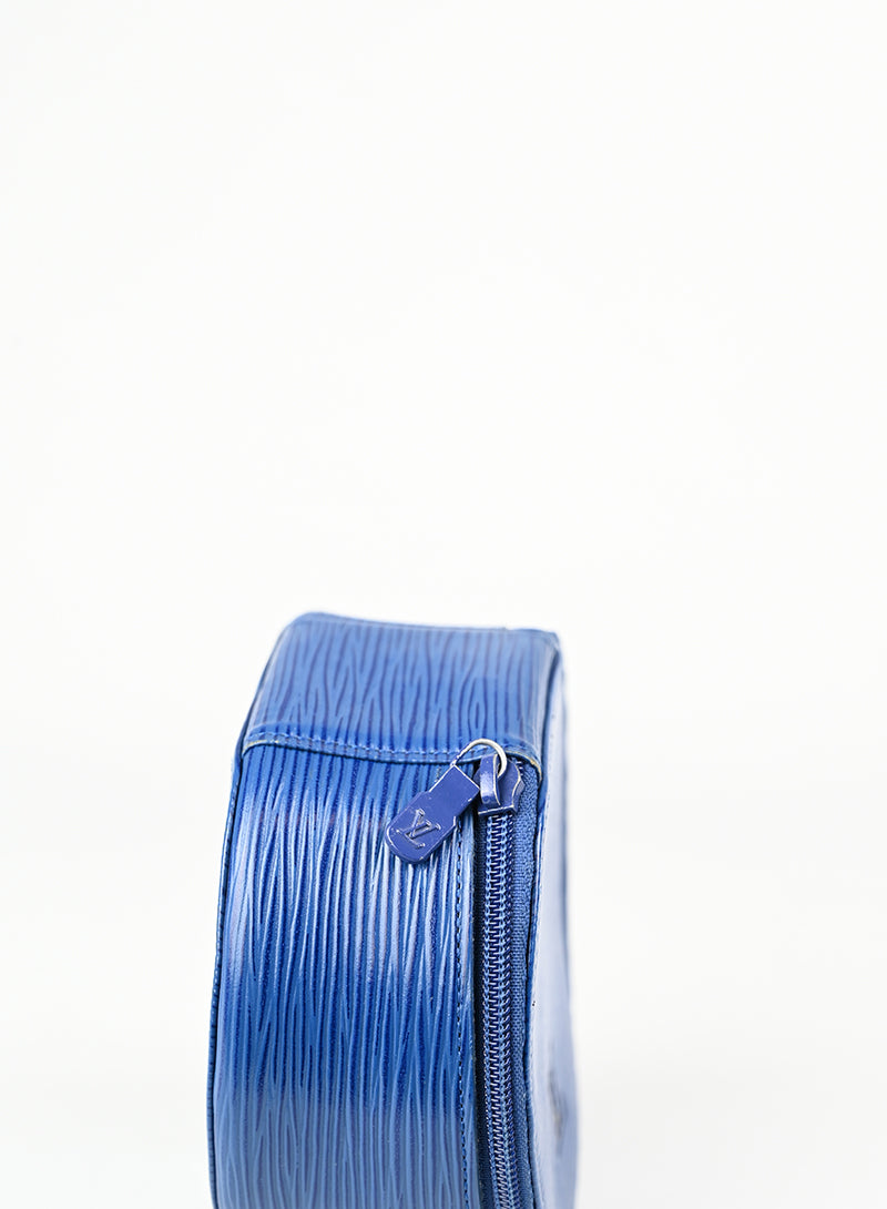 Louis Vuitton Beauty Case in pelle Epi blu
