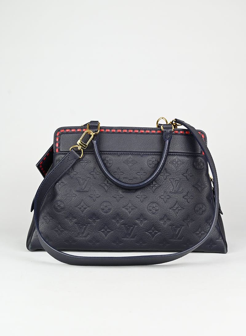 Louis Vuitton Borsa blu Empreinte Vosges