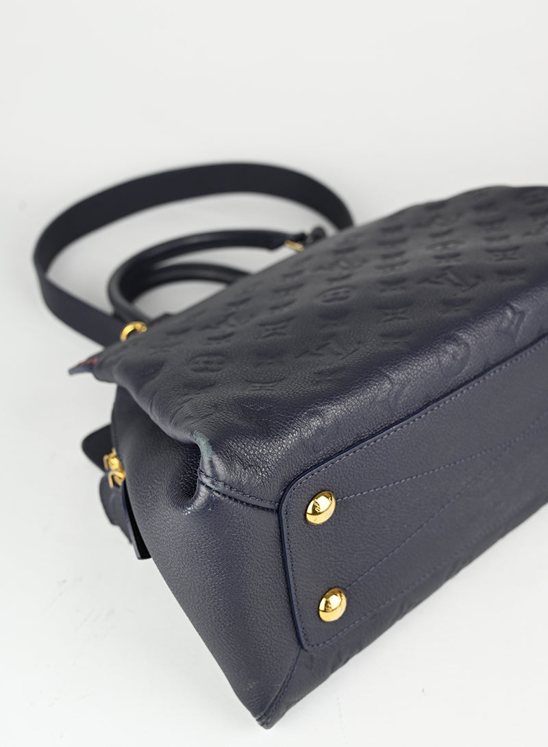 Louis Vuitton Borsa blu Empreinte Vosges