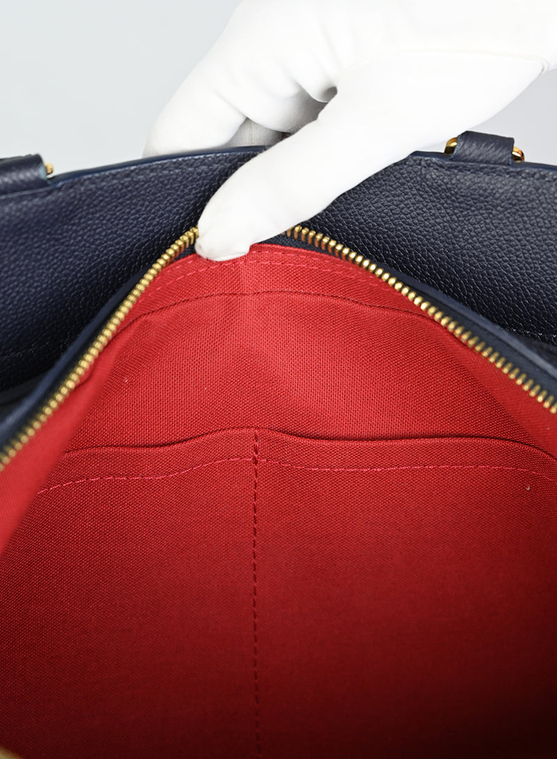 Louis Vuitton Borsa blu Empreinte Vosges