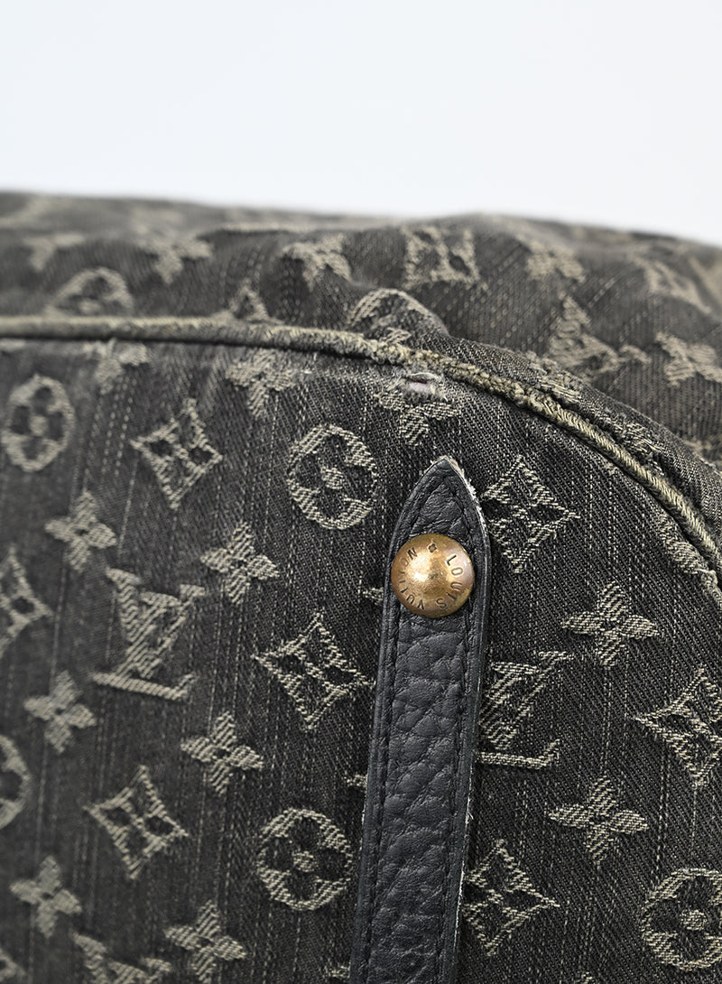 Louis Vuitton Borsa Mahina in denim grigio