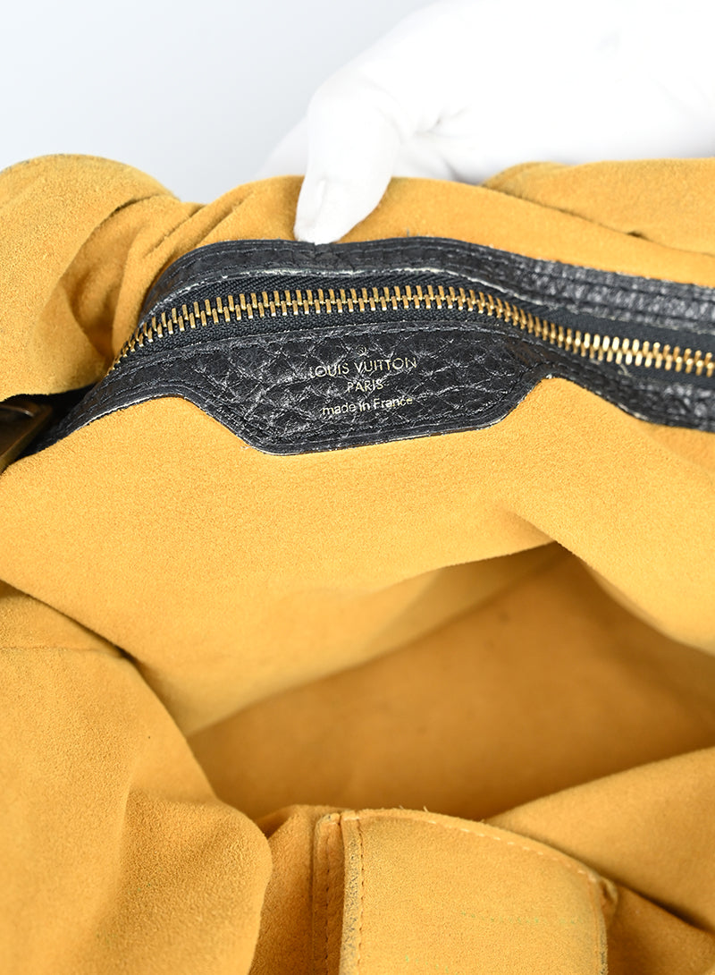 Louis Vuitton Borsa Mahina in denim grigio