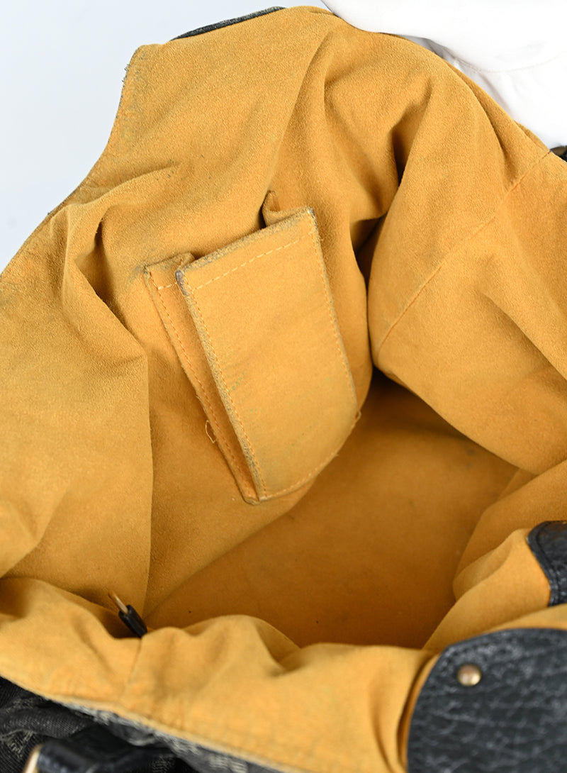 Louis Vuitton Borsa Mahina in denim grigio