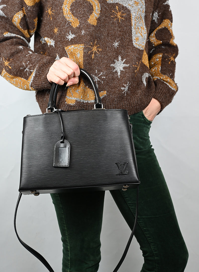 Louis Vuitton Borsa Kleber in pelle Epi nera