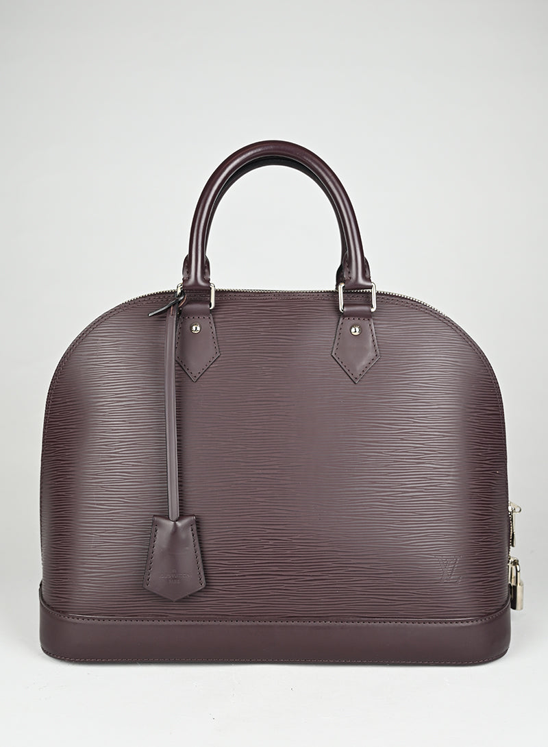Louis Vuitton Borsa Alma PM Pelle Epi Prugna