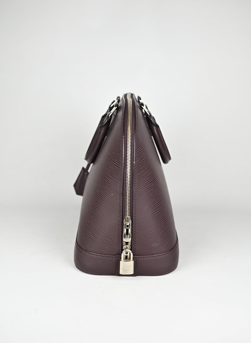 Louis Vuitton Borsa Alma PM Pelle Epi Prugna