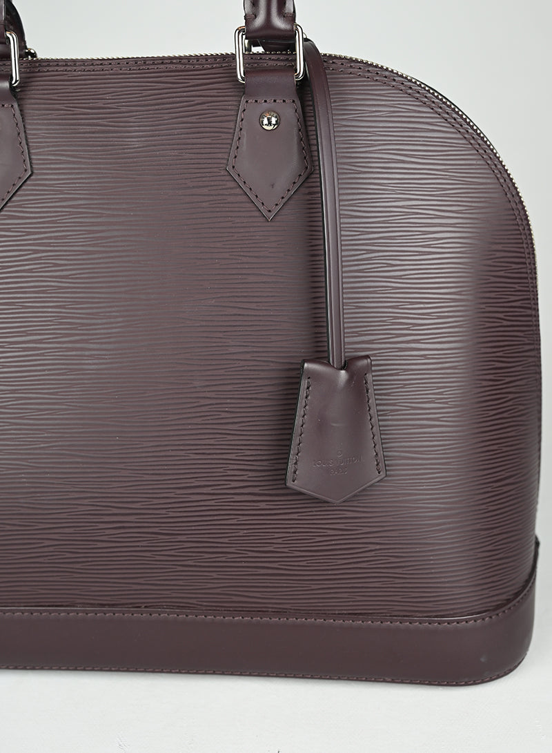 Louis Vuitton Borsa Alma PM Pelle Epi Prugna