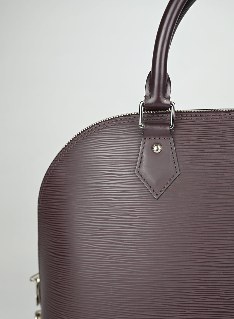 Louis Vuitton Borsa Alma PM Pelle Epi Prugna