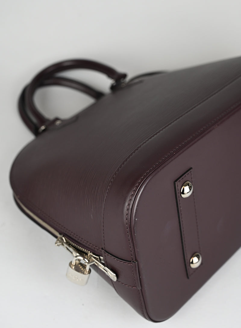 Louis Vuitton Borsa Alma PM Pelle Epi Prugna