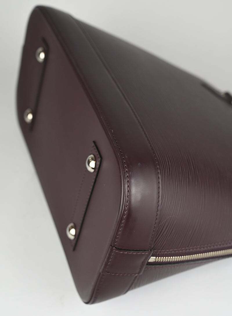 Louis Vuitton Borsa Alma PM Pelle Epi Prugna
