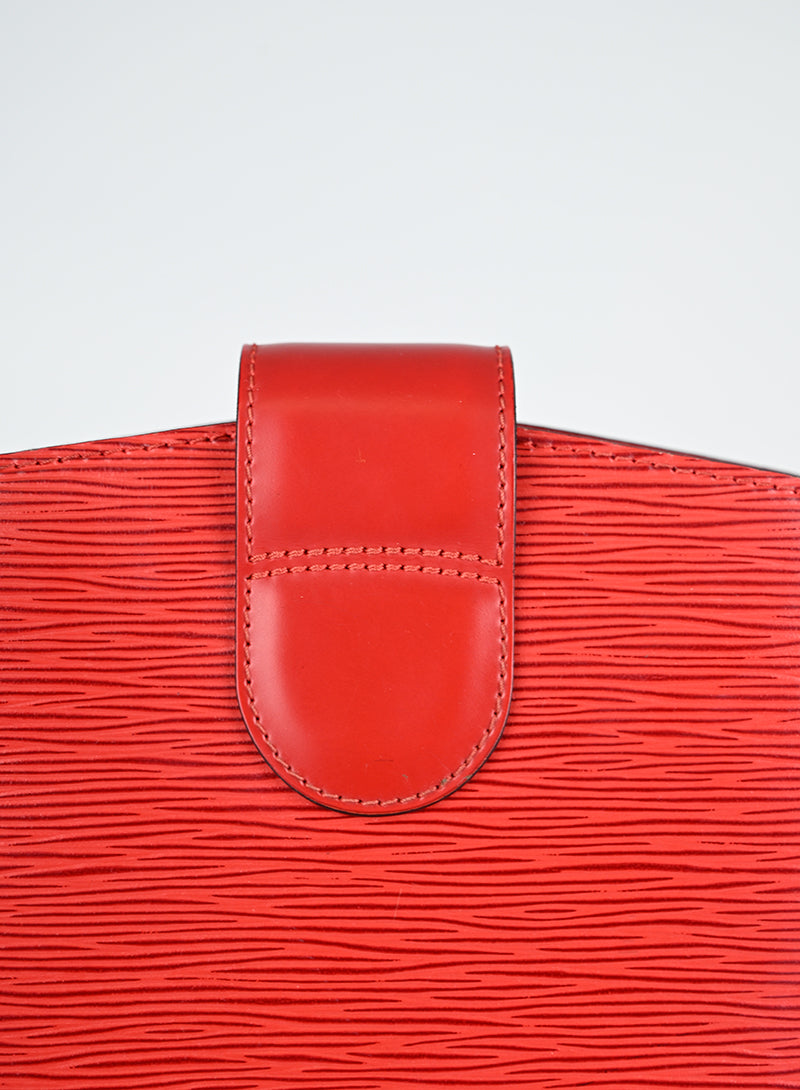 Louis Vuitton Borsa Cluny Pelle Epi Rossa