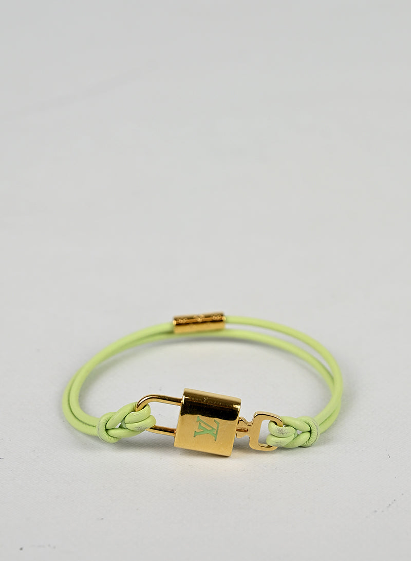 Louis Vuitton Bracciale Padlock Verde Menta