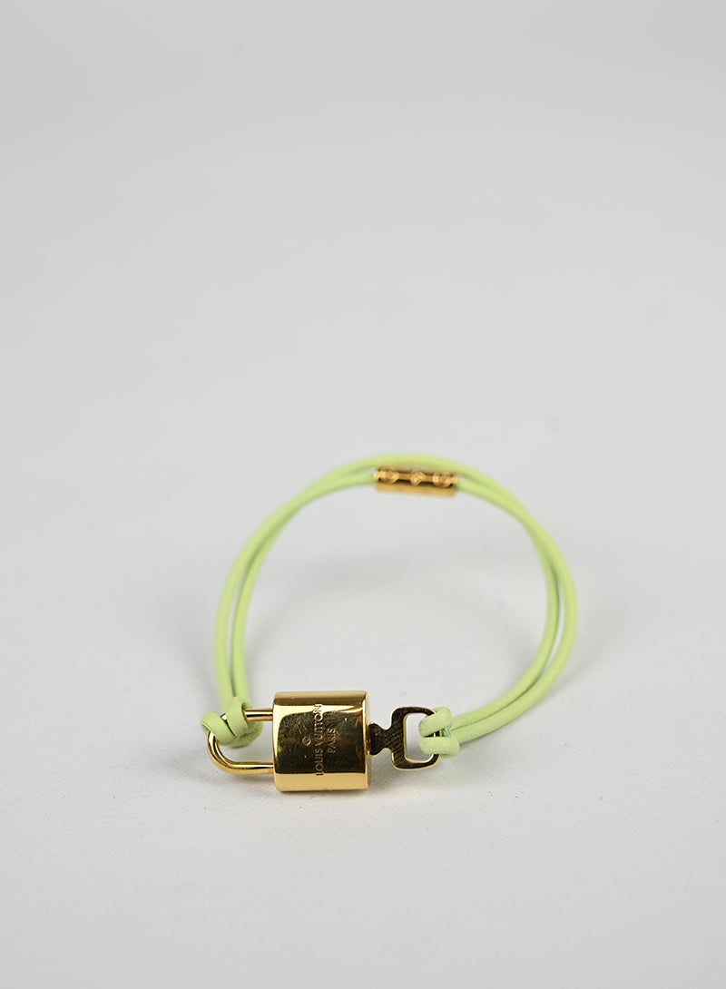 Louis Vuitton Bracciale Padlock Verde Menta