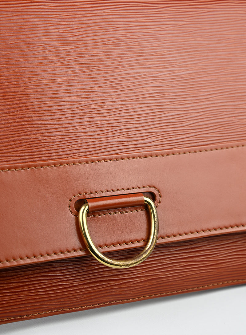 Louis Vuitton Pochette in pelle marrone
