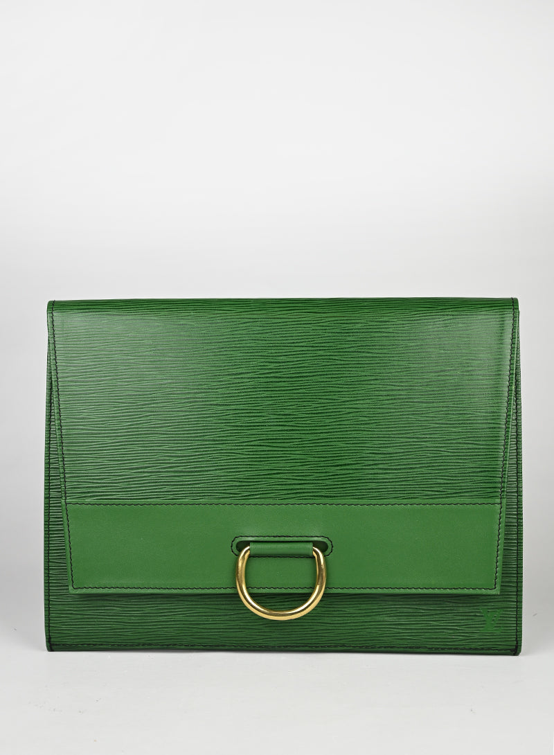 Louis Vuitton Pochette in pelle marrone