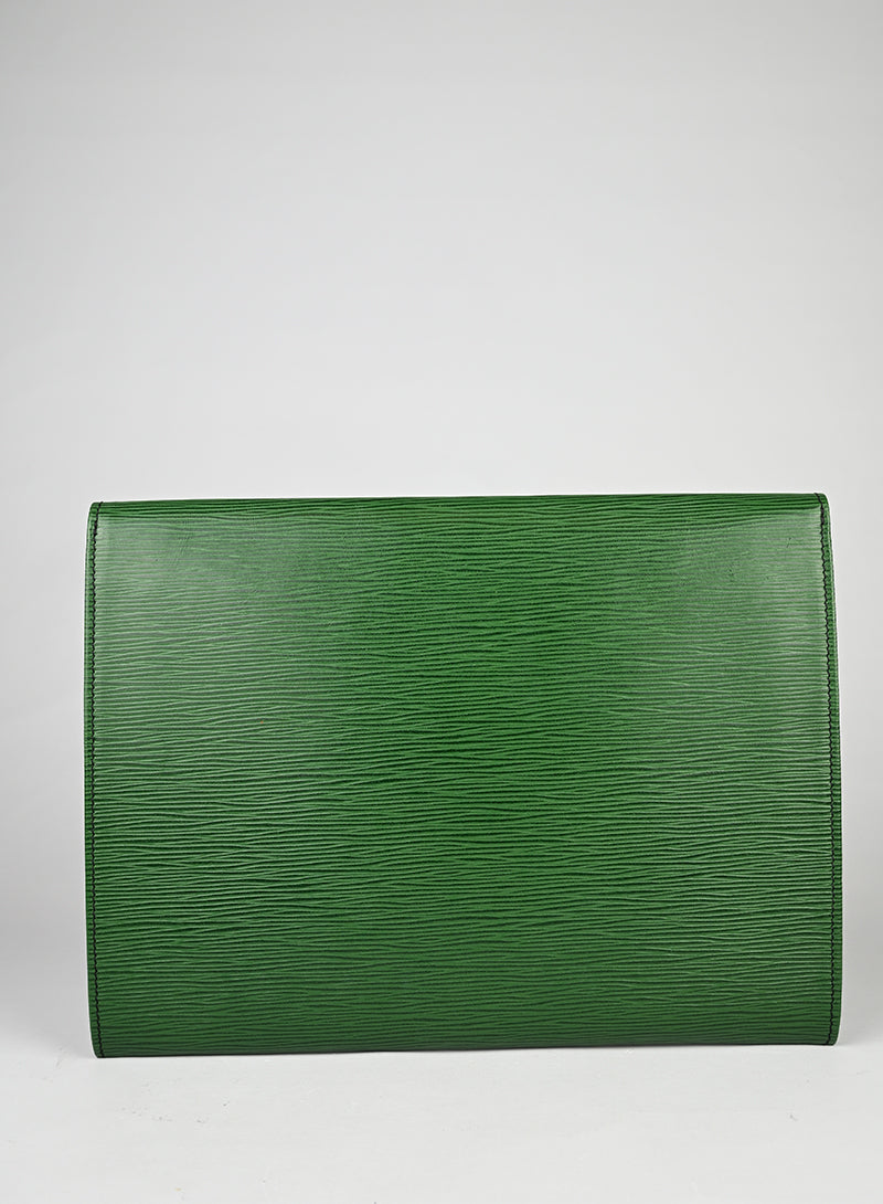Louis Vuitton Pochette in pelle marrone