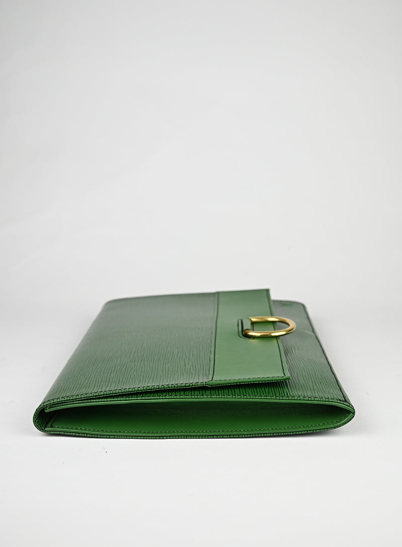 Louis Vuitton Pochette in pelle marrone