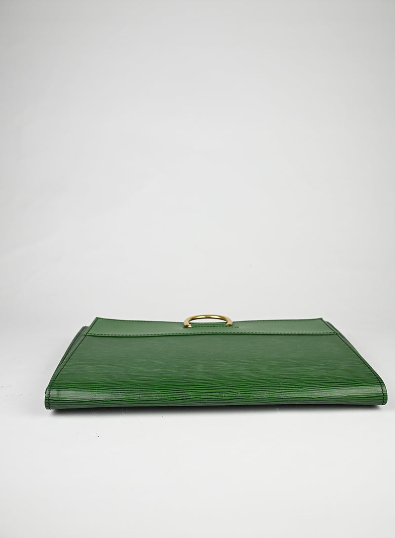 Louis Vuitton Pochette in pelle marrone