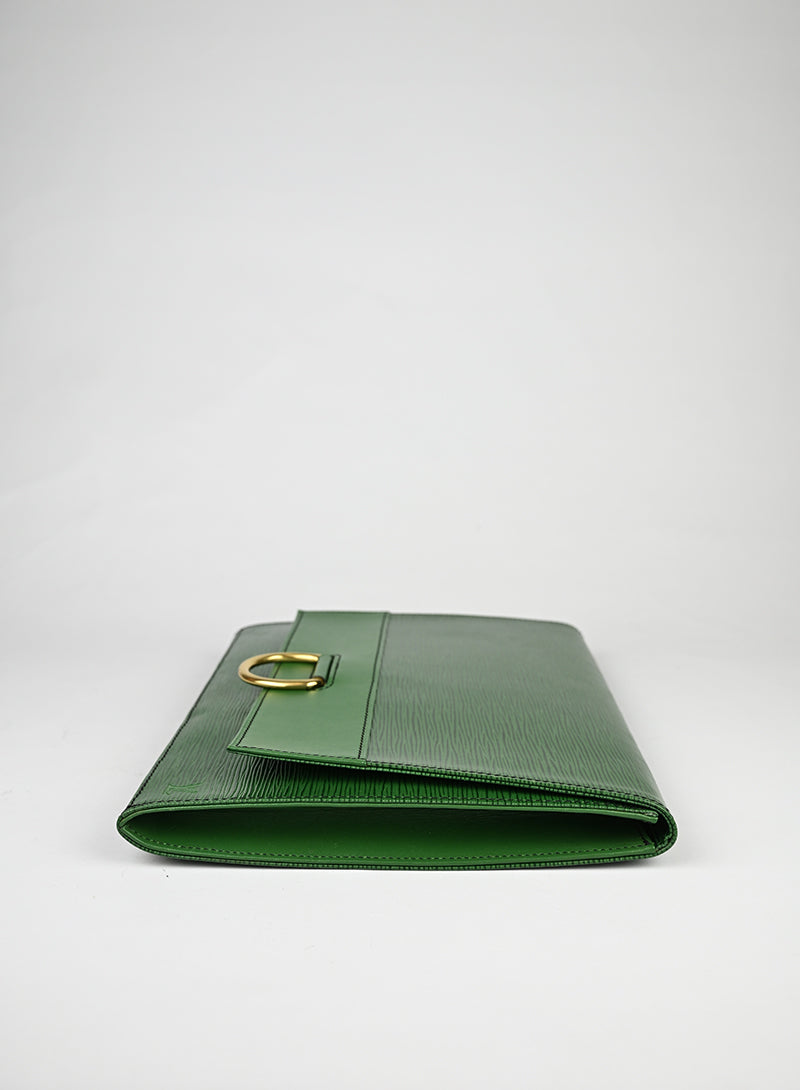 Louis Vuitton Pochette in pelle marrone