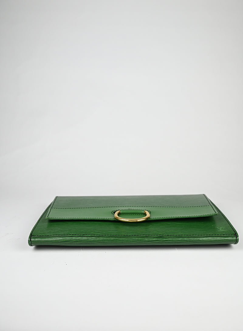 Louis Vuitton Pochette in pelle marrone