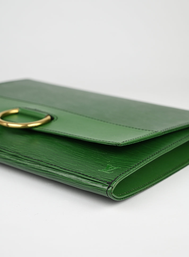 Louis Vuitton Pochette in pelle marrone