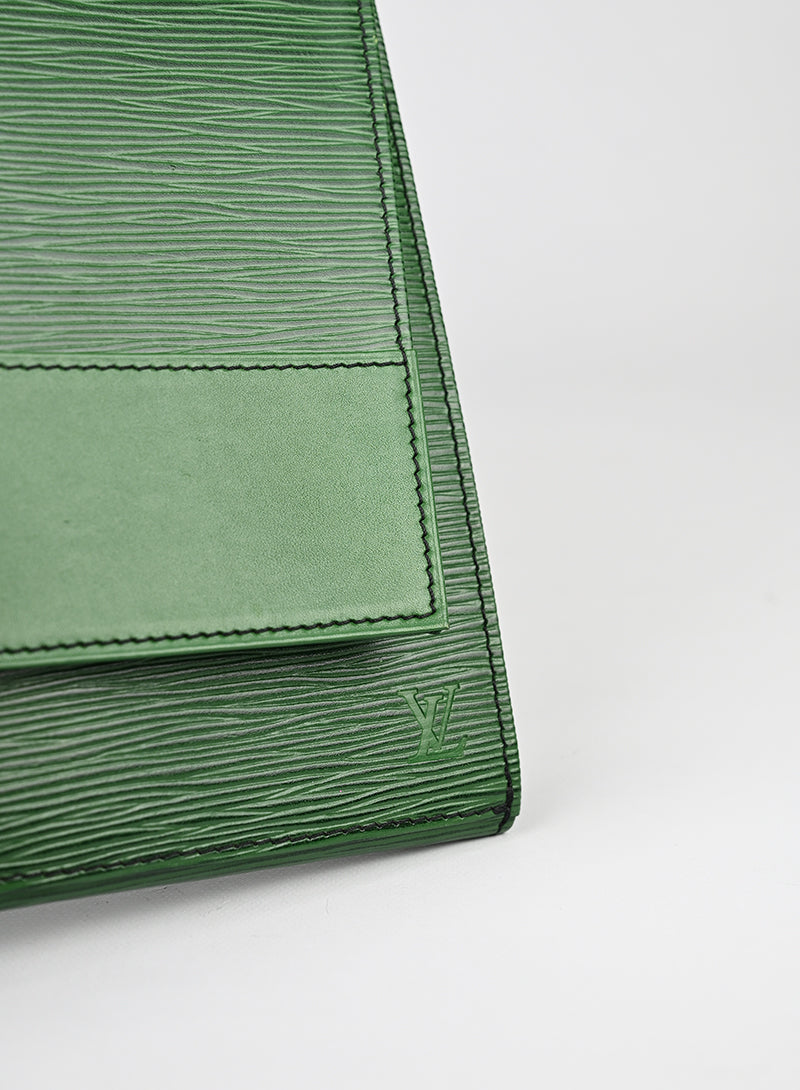 Louis Vuitton Pochette in pelle marrone